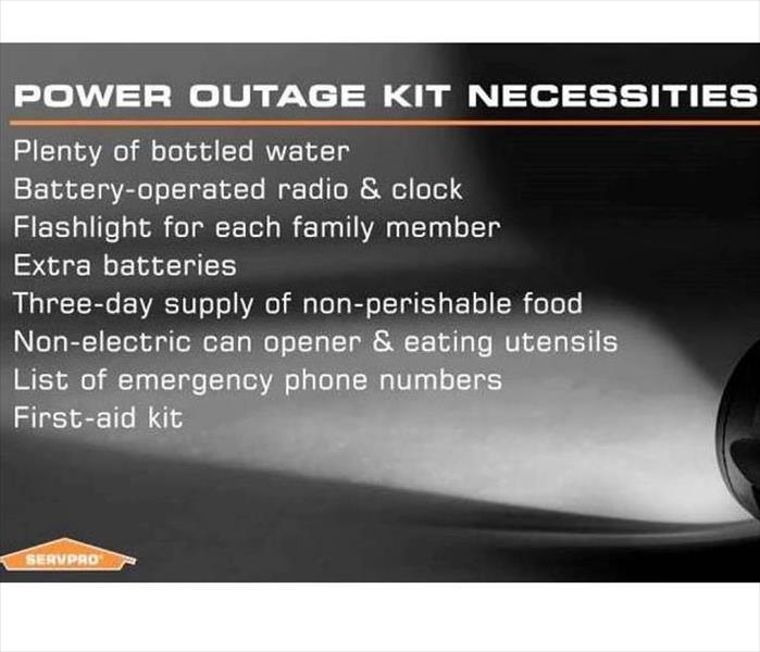 power outage kit checklist